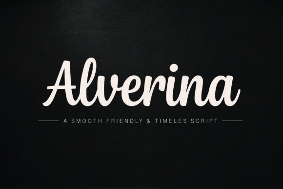 Alverina: The Signature Script Font for Modern Brands