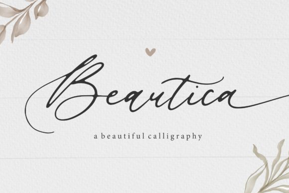 Beautica Beautiful Calligraphy: A Font with Flowing Elegance