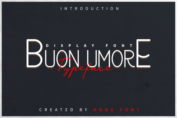 Buon Umore: A Modern Handwritten Font for Creative Projects
