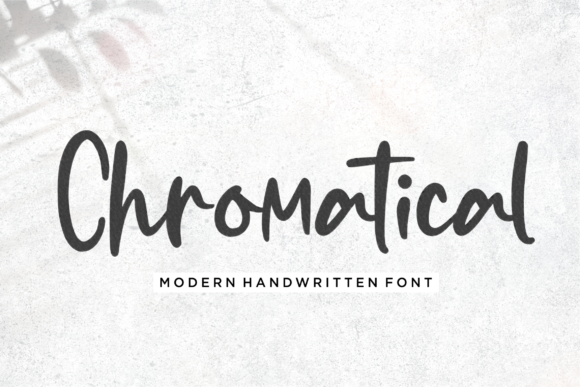 Chromatical: A Brush Script for Modern Brands