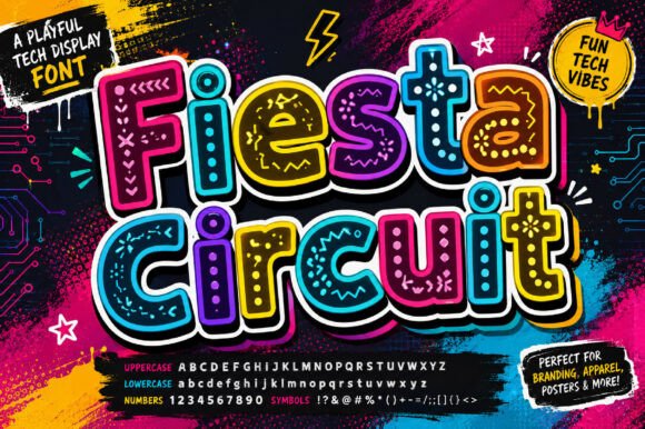 Fiesta Circuit: The Display Font for a Digital Age