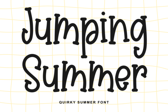 Jumping Summer: A Font That Captures Carefree Creativity