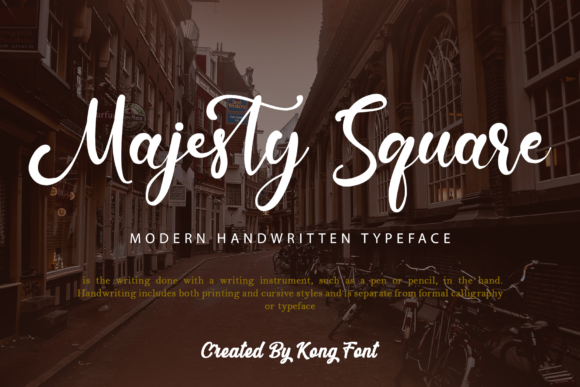 Majesty Square: A Fresh Take on Playful Handwritten Design