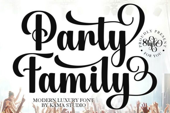 Party Family: Sophisticated Font for Modern Designers
