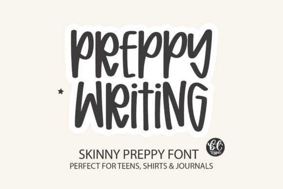 Preppy Writing: A Fresh Take on Handwritten Typography