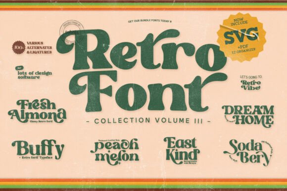 Retro Groovy Bundle: A Deep Dive Into This Vintage Font Collection
