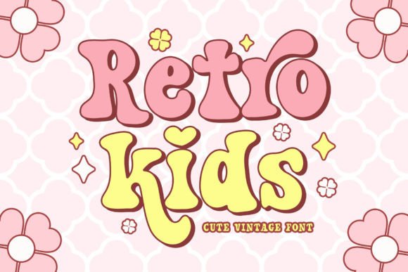 Retro Kids: The Adorable Serif Font for Vintage Projects