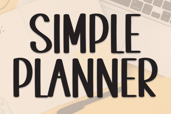 Simple Planner: A Handwritten Font for Real-World Projects