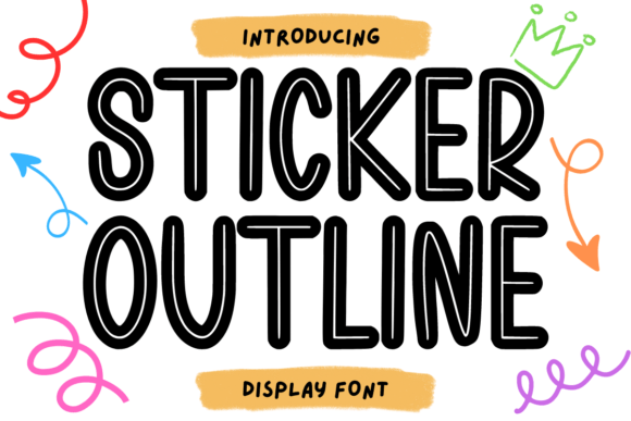 Sticker Outline: A Fresh Take on Display Typography